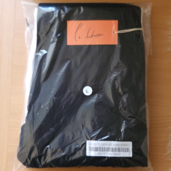 LA DETRESSE The Lovers colorblock athleisure sweatpants two tone joggers L NEW - Picture 6 of 8